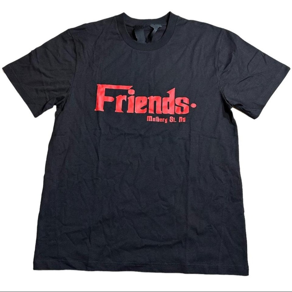 Vlone Friends Godfather Mulberry St Red Black Tee size Medium